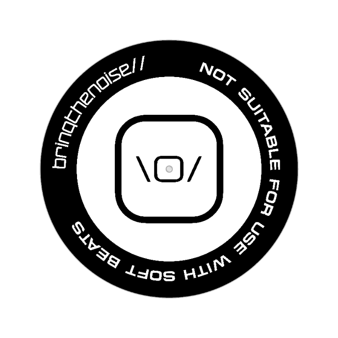 Not Suitable For Use With Soft Beats Slipmats - Jet Black - Pair