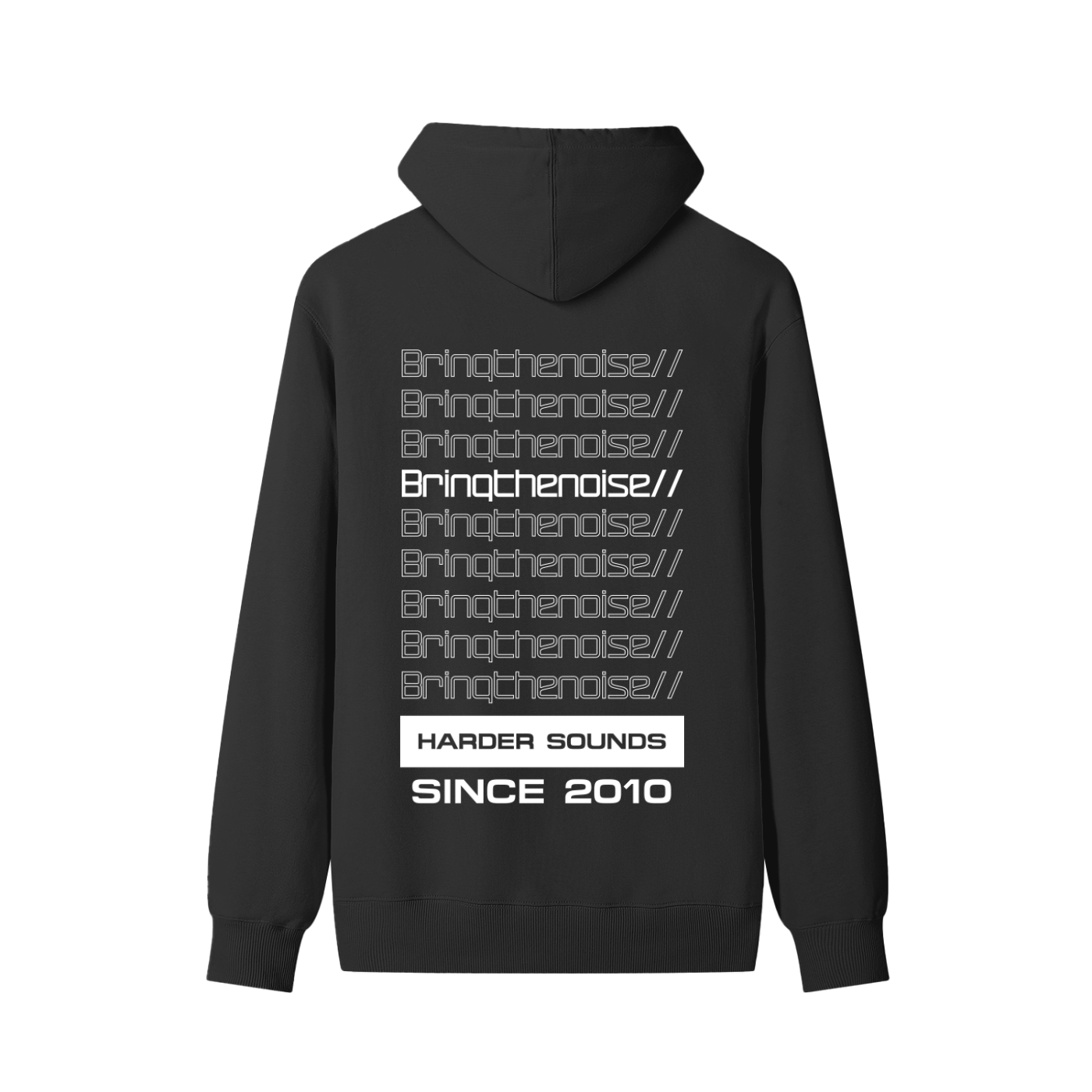 NEW! Multi-Logo Classic Hoodie - White On Dark (Choice of Colours)