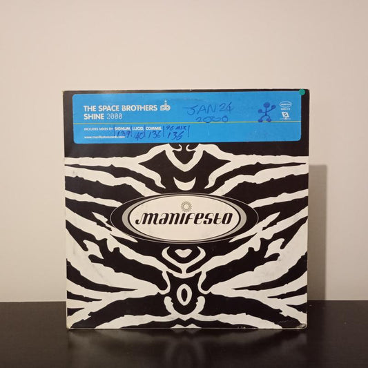 The Space Brothers - Shine 2000 (2 x 12" Promo) | Manifesto Recordings (VG+)