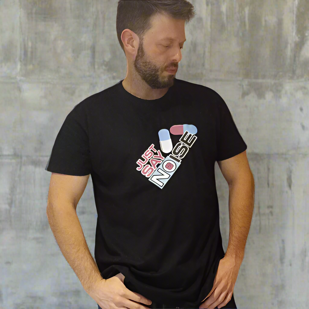 Just Say Noise T-Shirt - Unisex - Jet Black