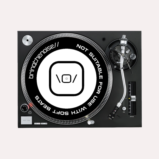 Not Suitable For Use With Soft Beats Slipmats - Jet Black - Pair