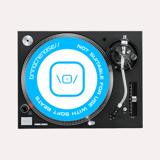 Not Suitable For Use With Soft Beats Slipmats - Vivid Sky Blue - Pair