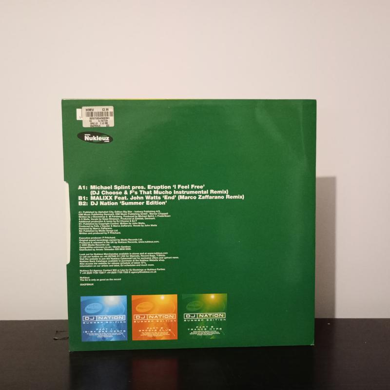 Various - DJ Nation Summer Edition (Part 3) - Inc. Michael Splint pres Eruption - I Feel Free | Nukleuz Recordings (VG+)