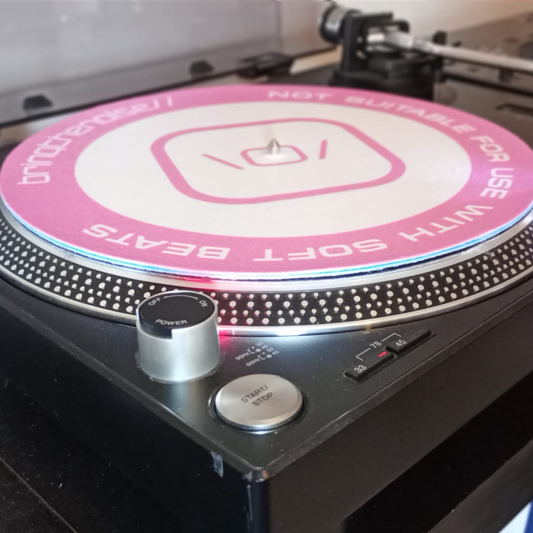 Not Suitable For Use With Soft Beats Slipmats - Fuchsia Pink - Pair