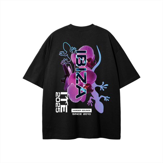 Bringthenoise// ITE Exclusive Ibiza Oversize Unisex T-Shirt - Black MADE TO ORDER