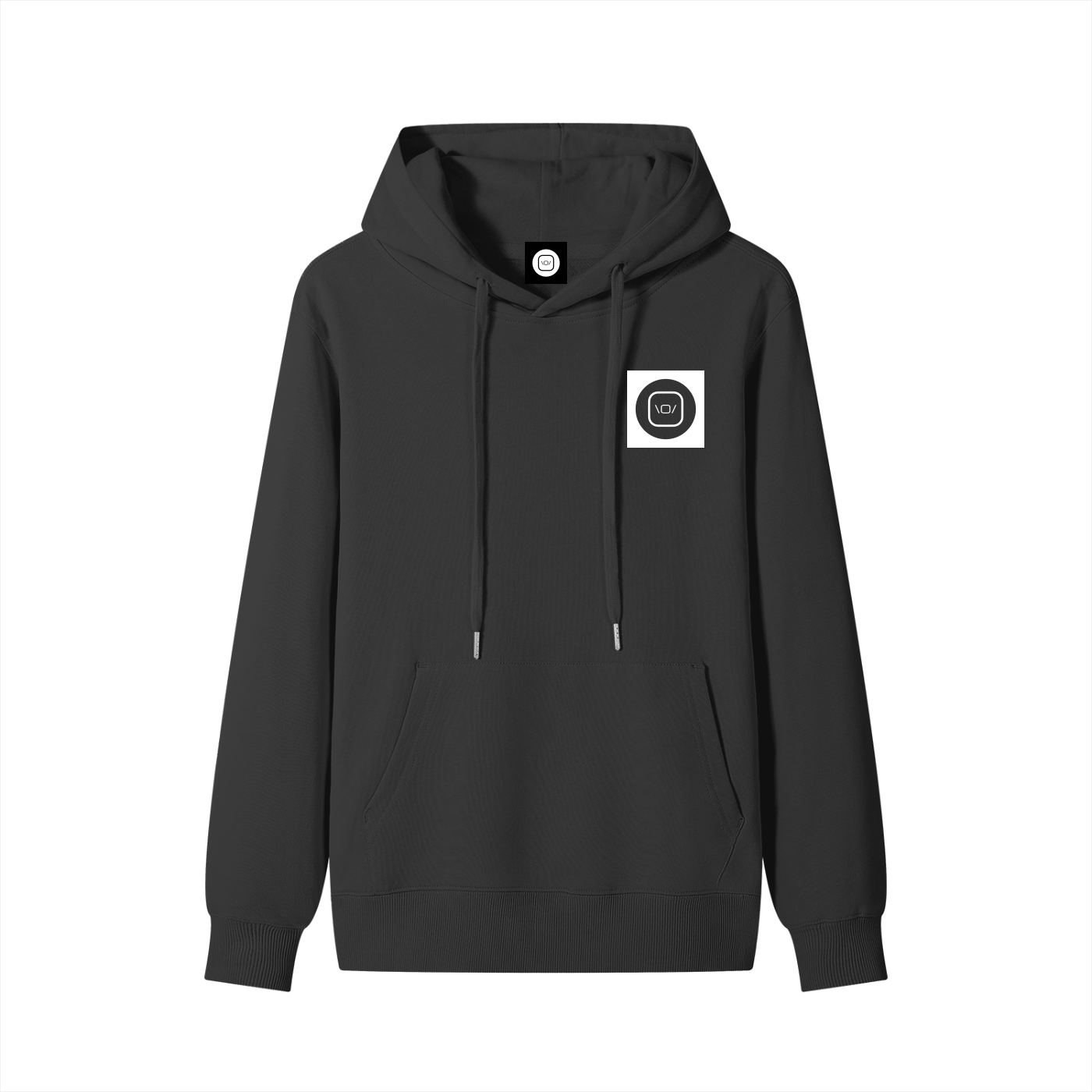 NEW! Multi-Logo Classic Hoodie - White On Dark (Choice of Colours)