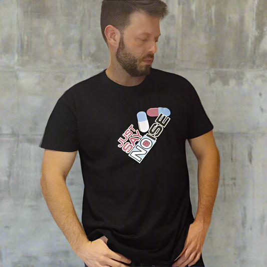 Just Say Noise T-Shirt - Unisex - Jet Black