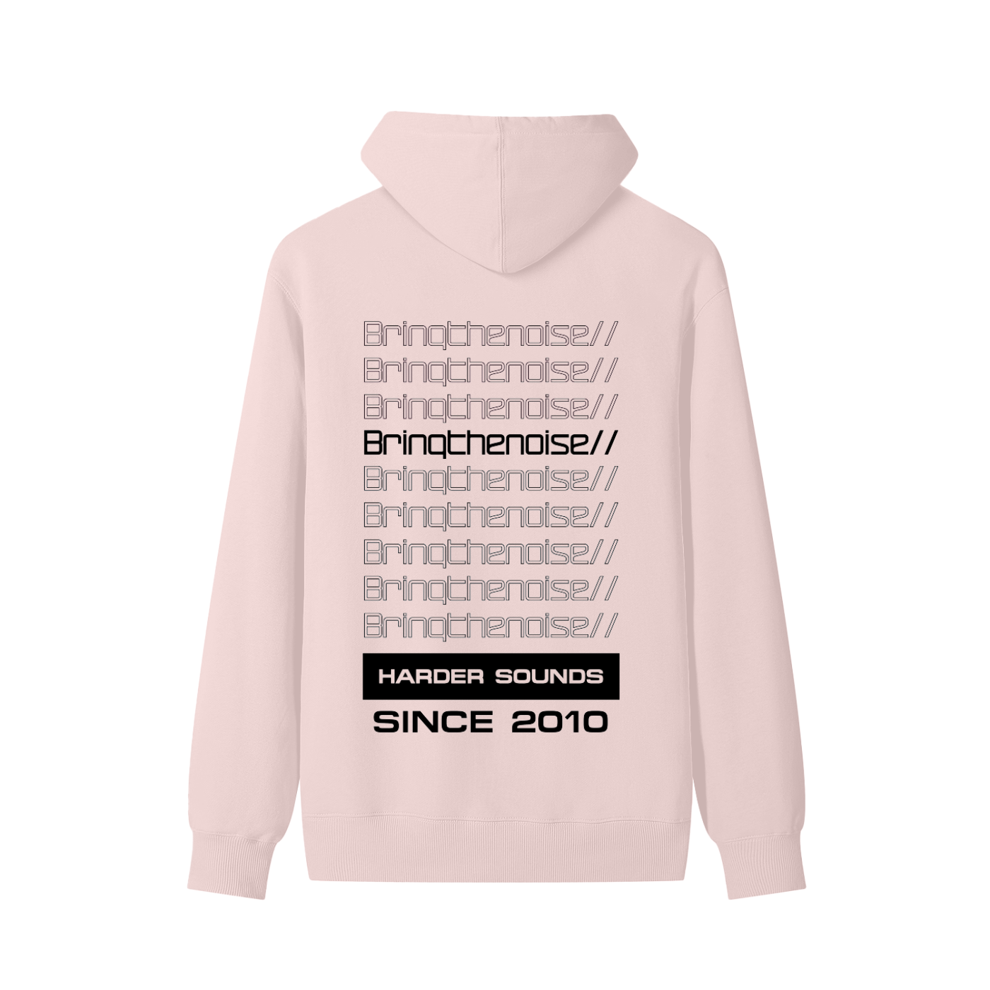 NEW! Multi-Logo Classic Hoodie - Black On Light (Choice of Colours)