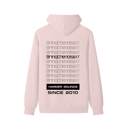 NEW! Multi-Logo Classic Hoodie - Black On Light (Choice of Colours)