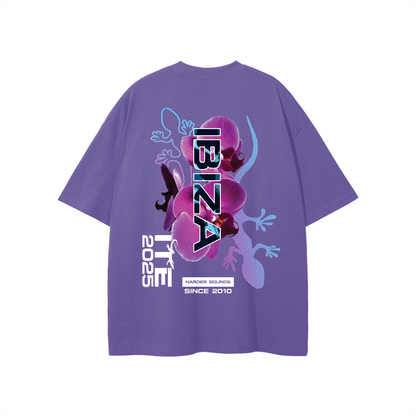 Bringthenoise// ITE Exclusive Ibiza Oversize Unisex T-Shirt - Purple MADE TO ORDER