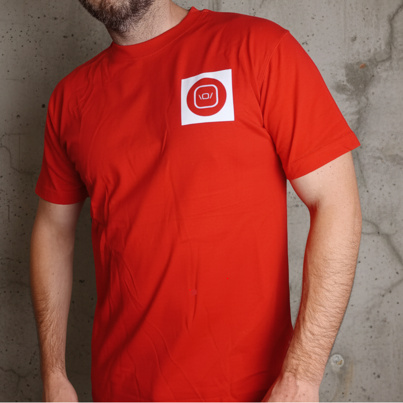NEW! Bringthenoise Square Icon T-Shirt - Red