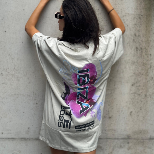 Bringthenoise// ITE Exclusive Ibiza Oversize Unisex T-Shirt - Ivory