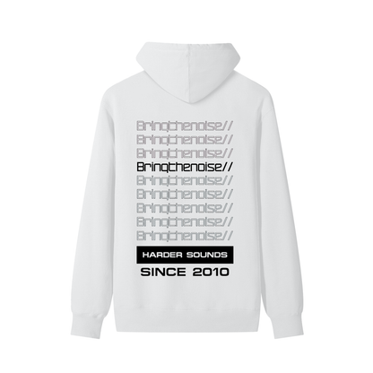 NEW! Multi-Logo Classic Hoodie - Black On Light (Choice of Colours)