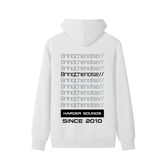 NEW! Multi-Logo Classic Hoodie - Black On Light (Choice of Colours)